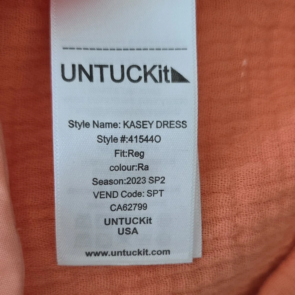 UNTUCKit Women's Vibrant Orange Dress - Picture 10 of 13